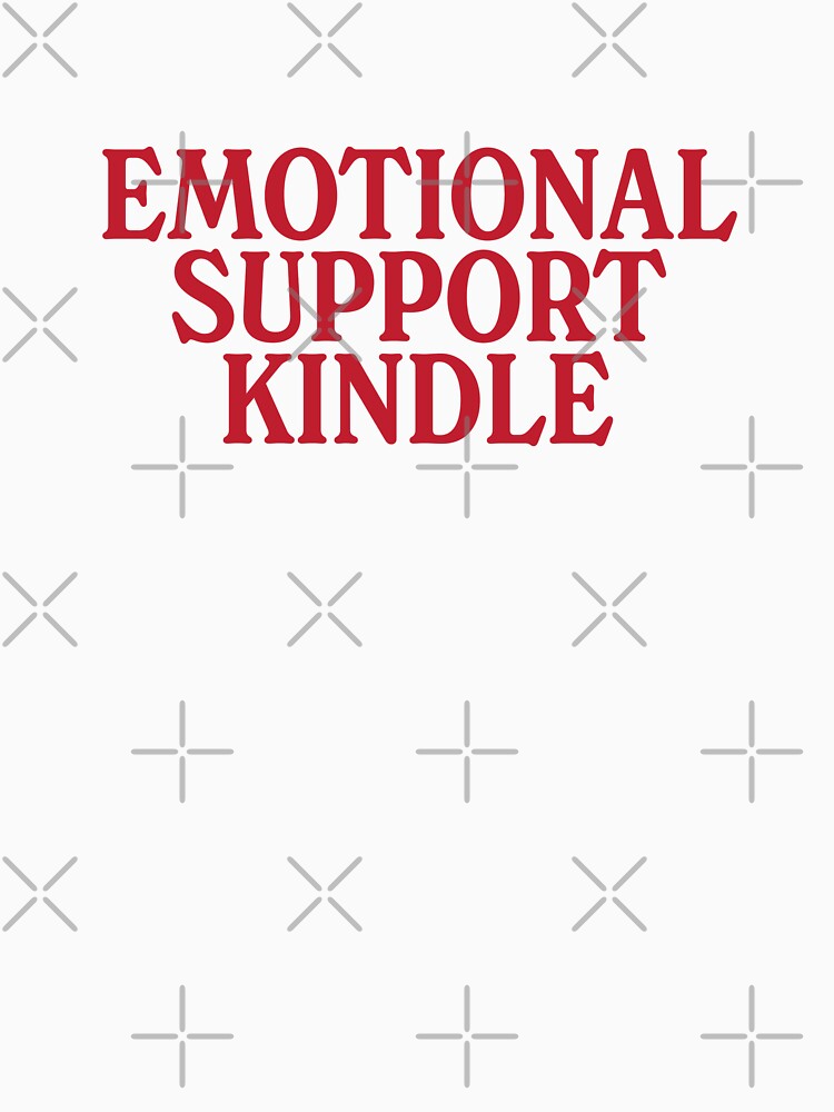 Emotional Support Kindle Red by FandomPlanet