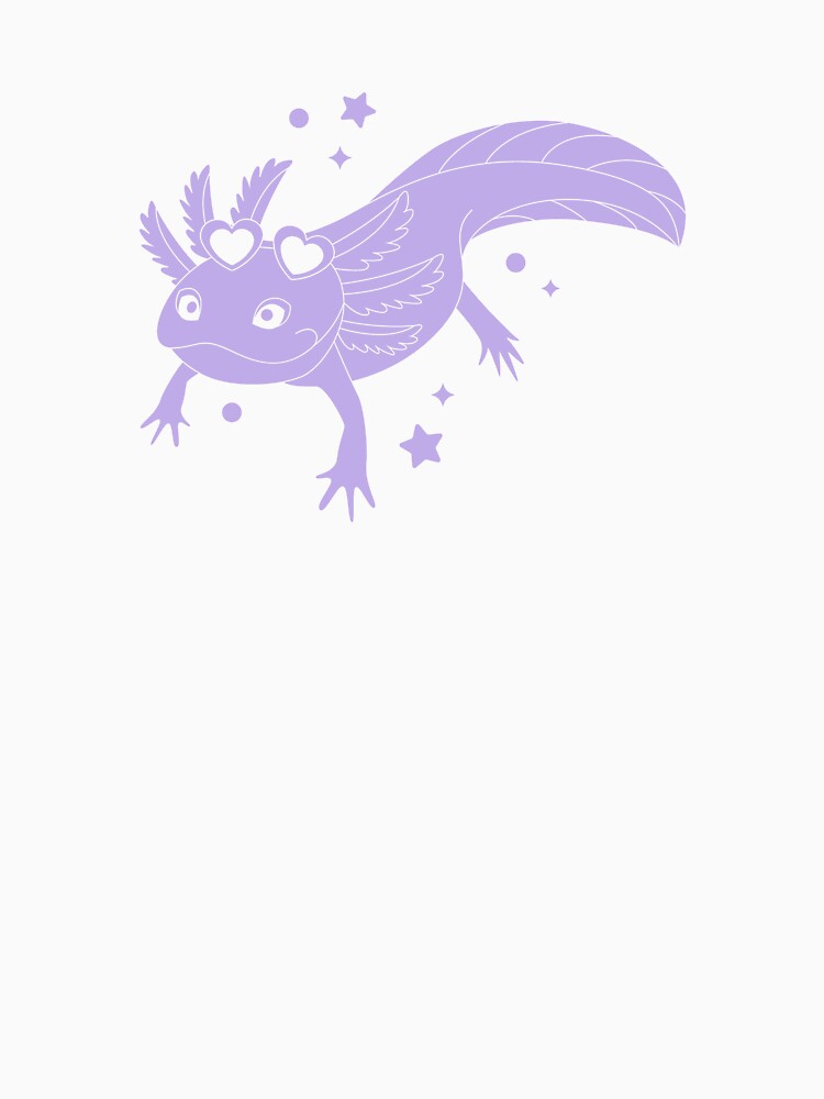 Axolotl Pastel Purple by 37jlee