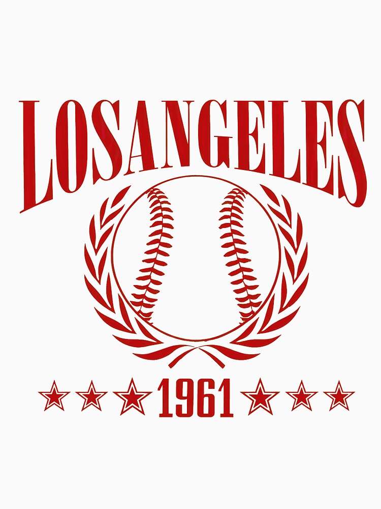 Los Angeles Baseball 1961 Vintage Laurel Design by vuthienduy