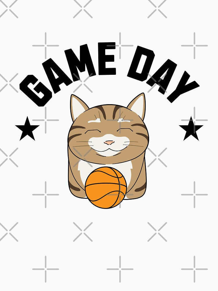 Basketball Cat Game Day by DKJY-Designs