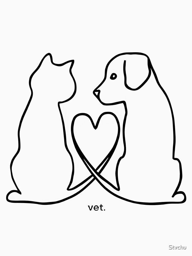 Vet Life – Best Friends with Tails Funny Veterinary Design by Stvchu