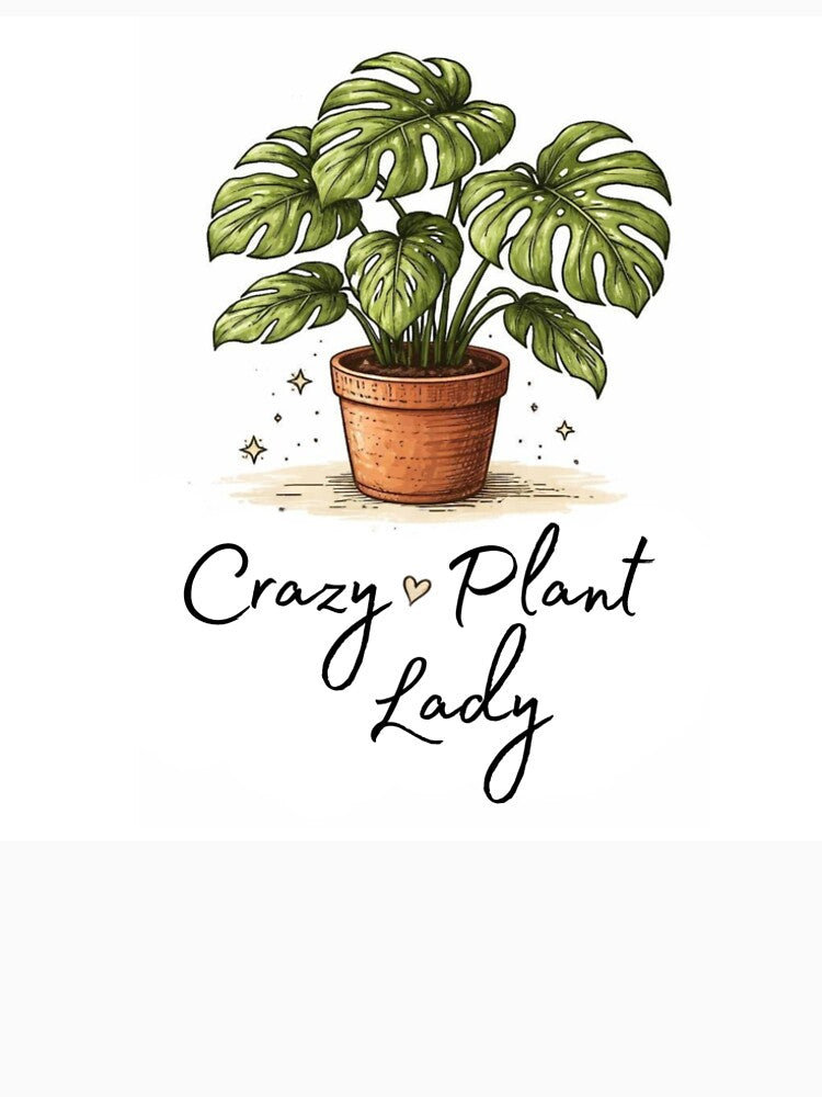 Crazy Plant Lady Botanical Houseplant Funny Gift by EcologicoolShp