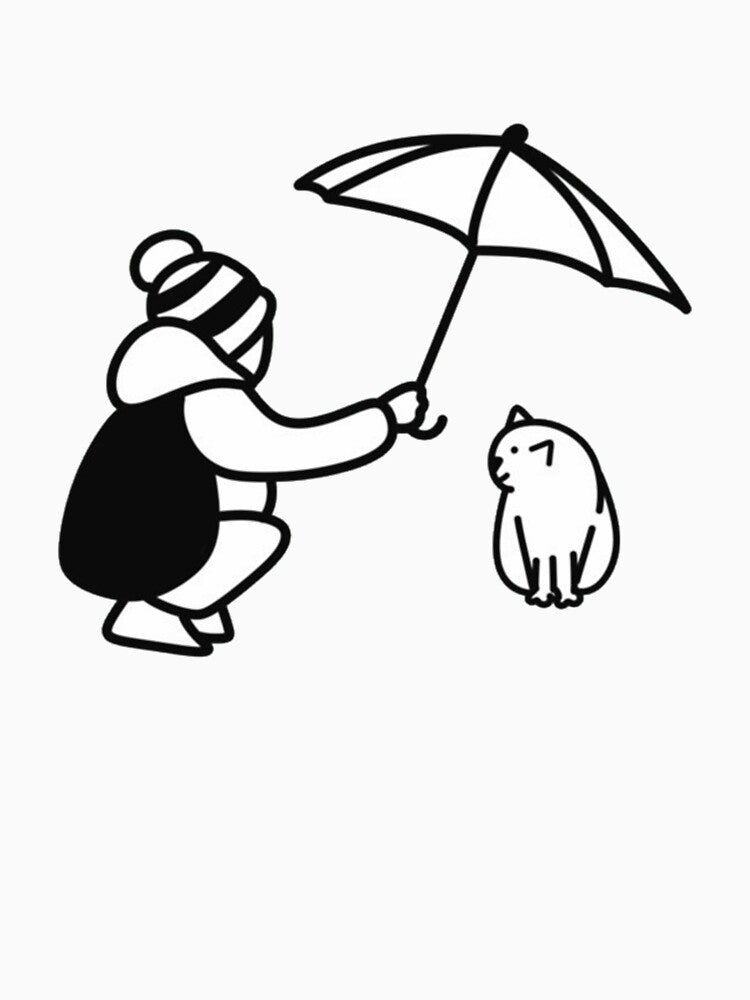 Rainy Day Kindness by NiremmeeArt