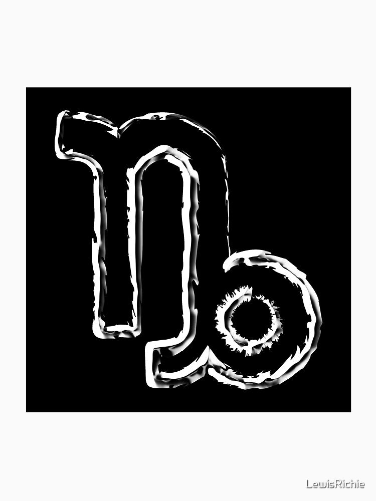 Capricornus zodiac sign metallic style by LewisRichie