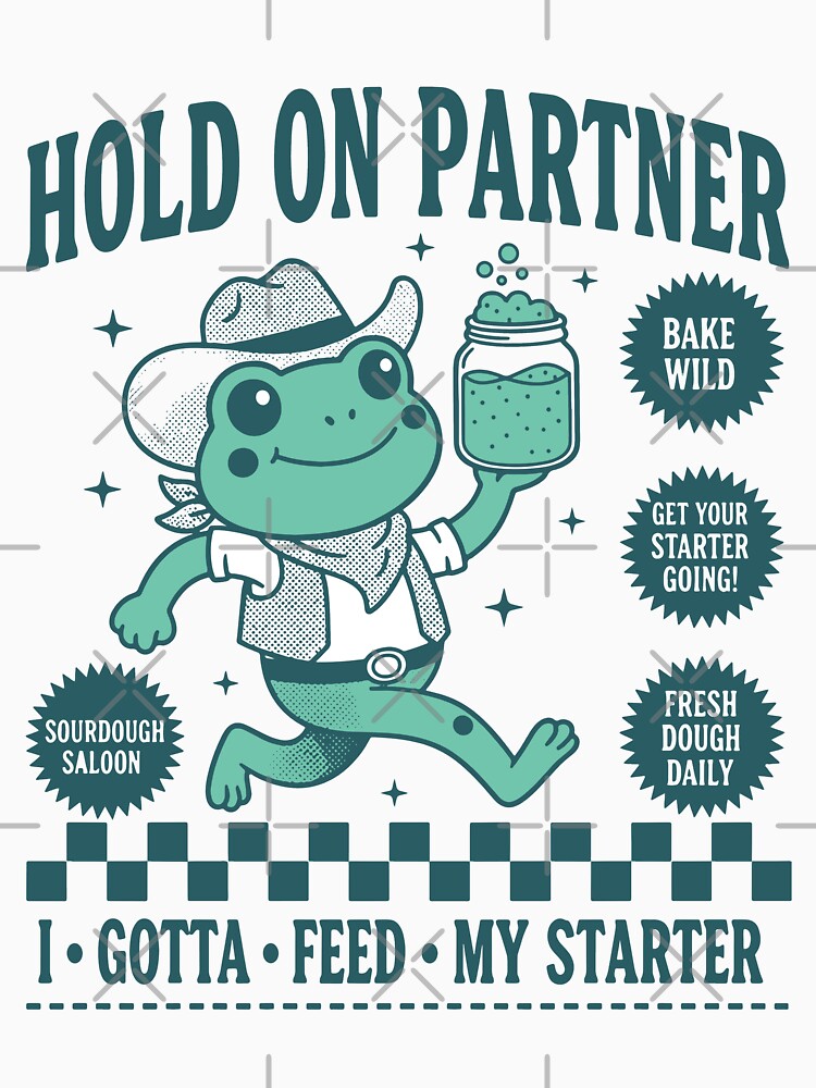 Sourdough Bread Baking Baker Hold On Partner by LuminOrb