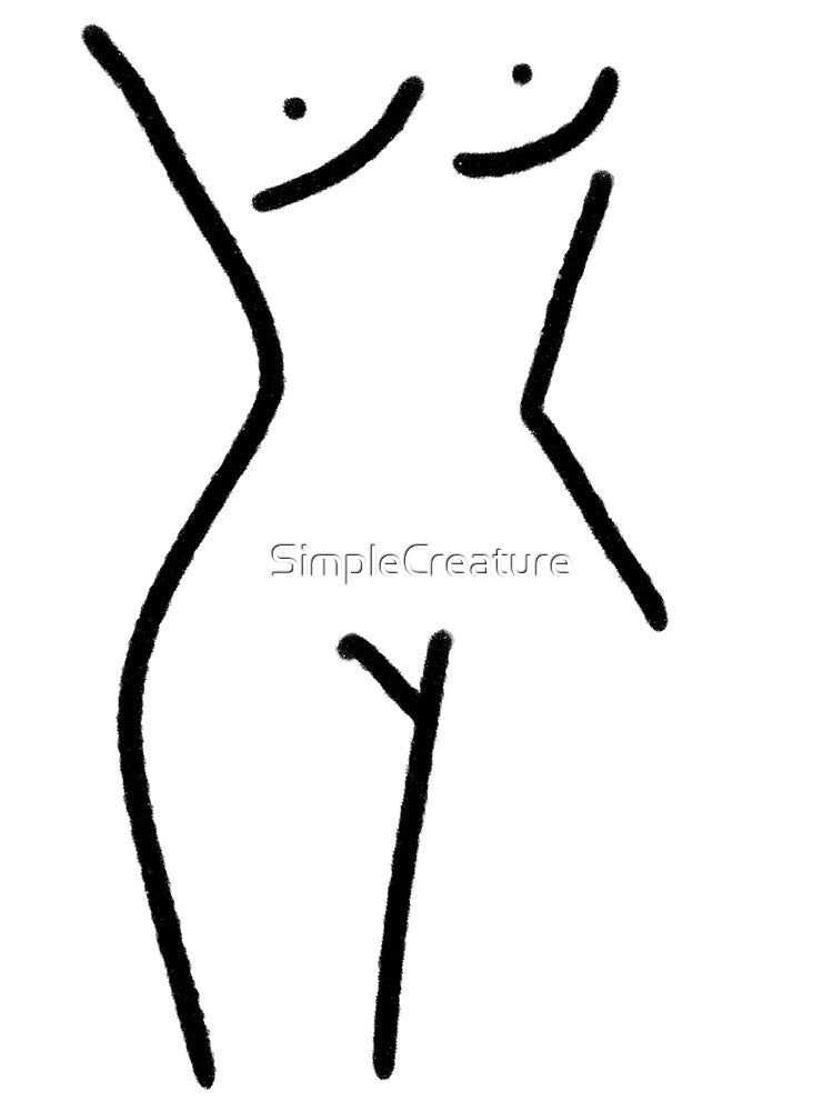 Body Fine Line Art by SimpleCreature