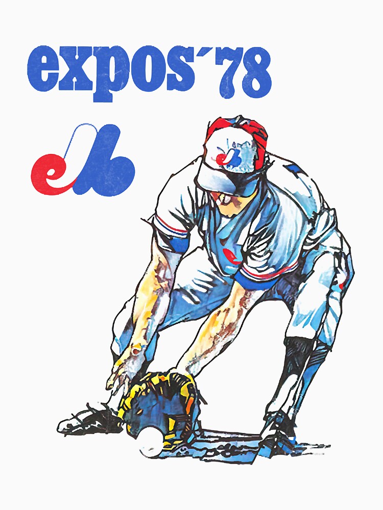 1978 Montreal Expos  ---- Vintage Faded Baseball Design by MBisdnel10