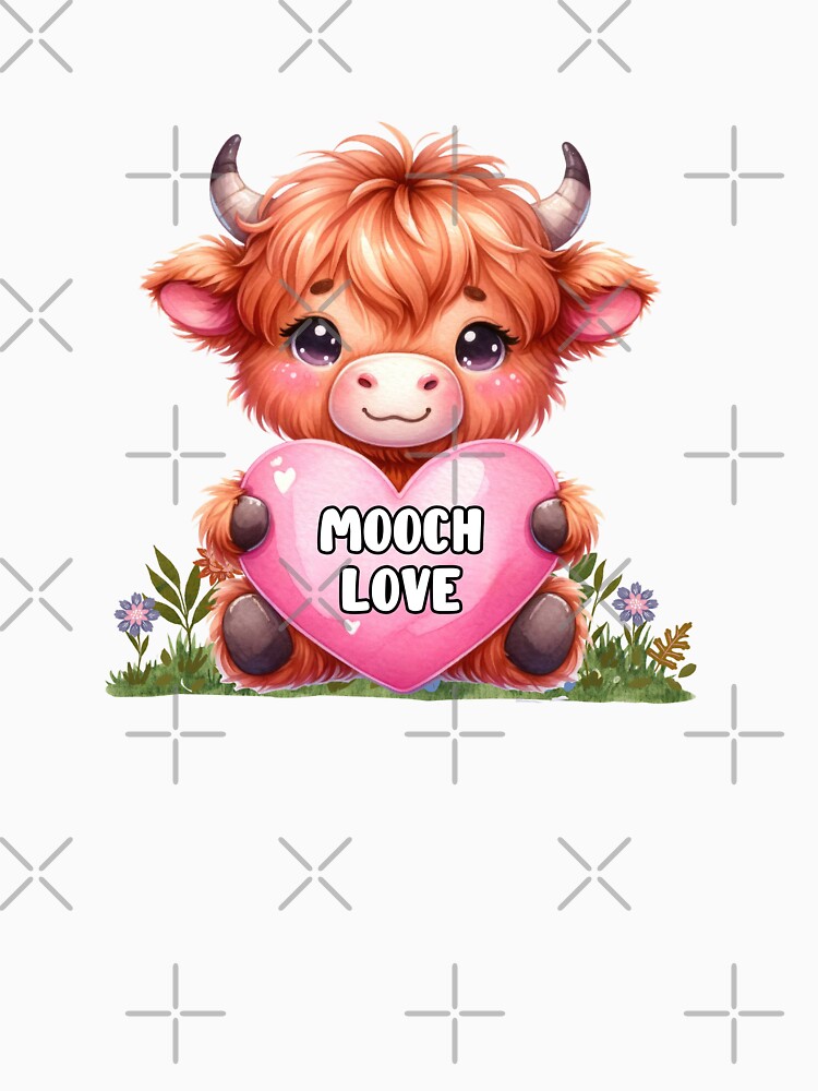 Mooch Love - Highland Baby Cow Valentine by TheAnimalZ00