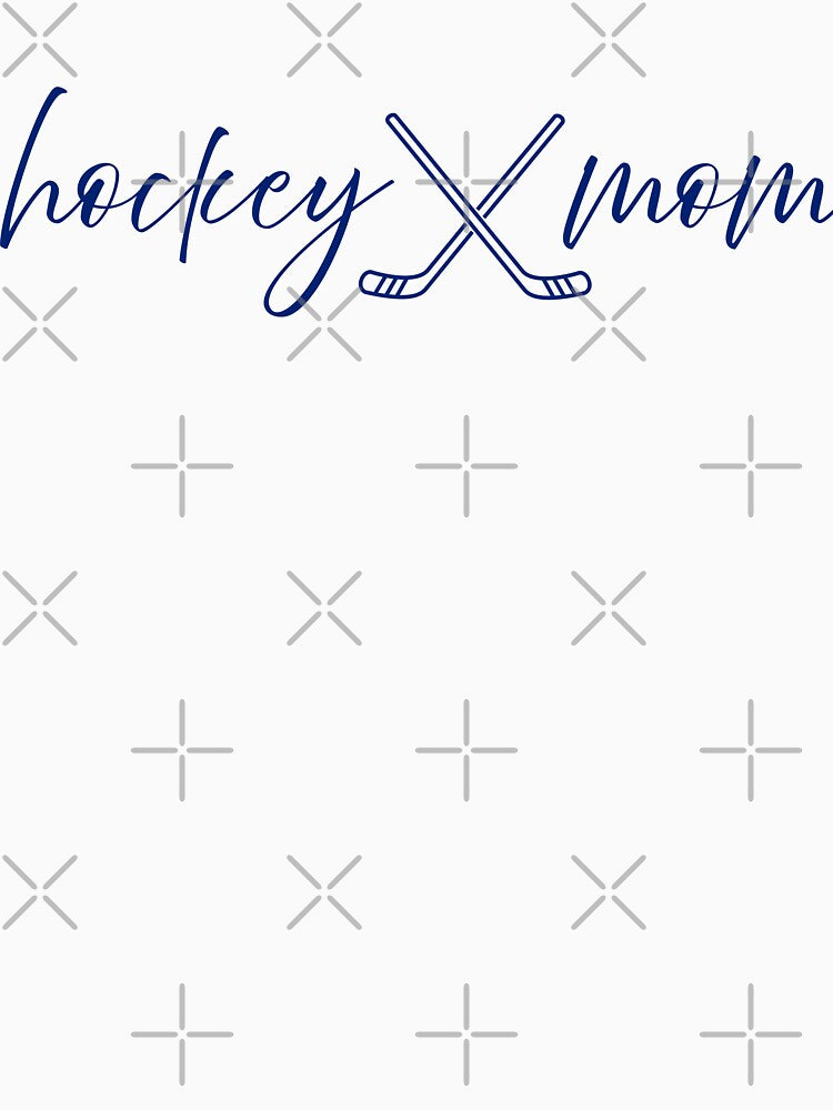Hockey Mom Retro Graphic Proud Ice Hockey Mom Sports Design by MoqunaDesign