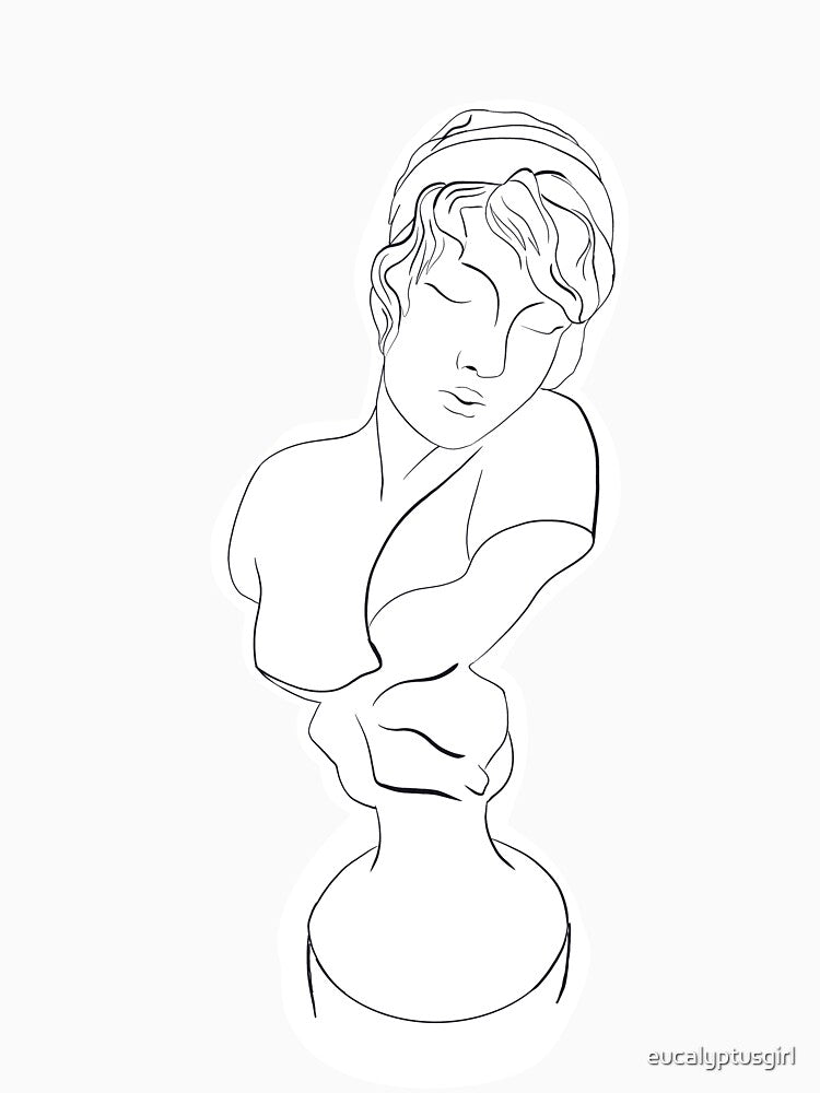 Sappho Bust by eucalyptusgirl