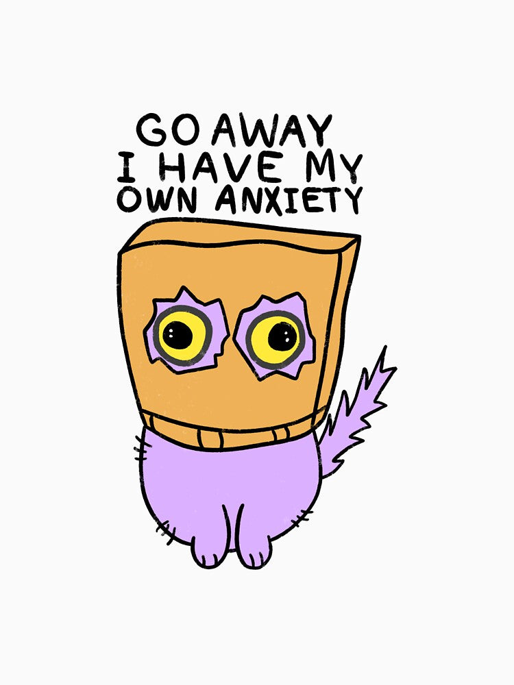 i have my own anxiety cat by saacstix