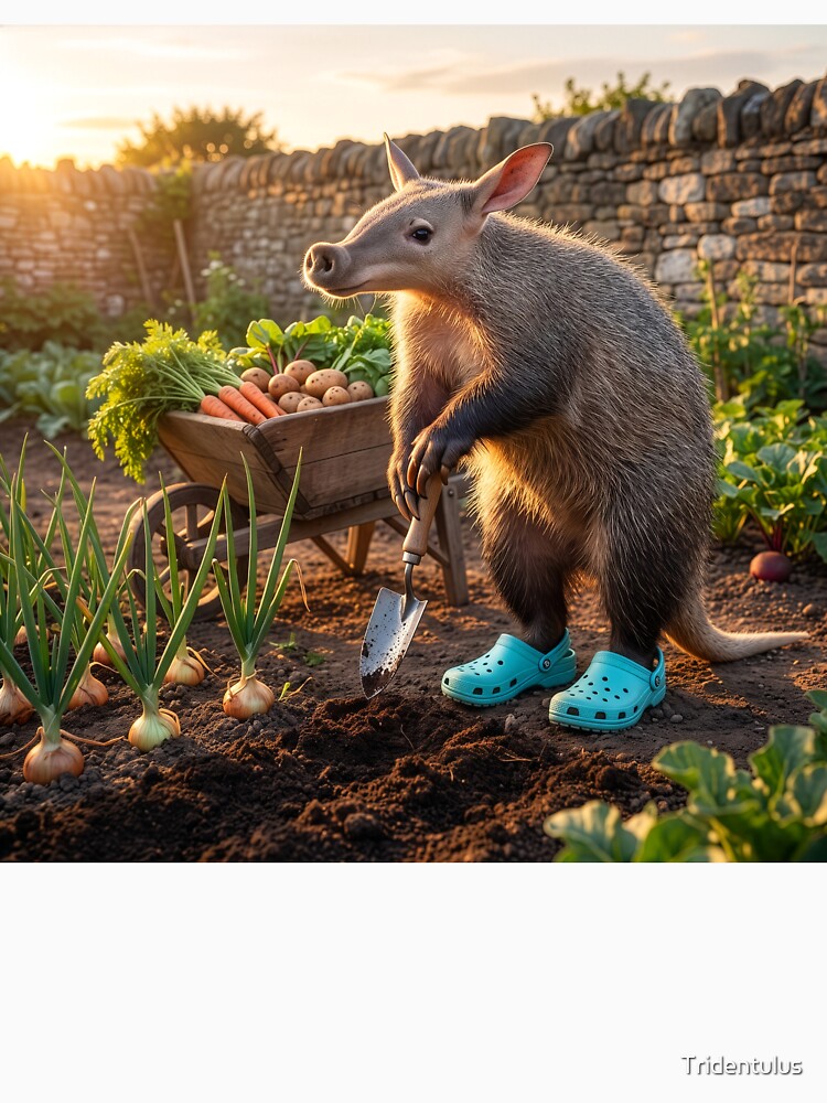Aardvark Is an Avid Gardener by Tridentulus