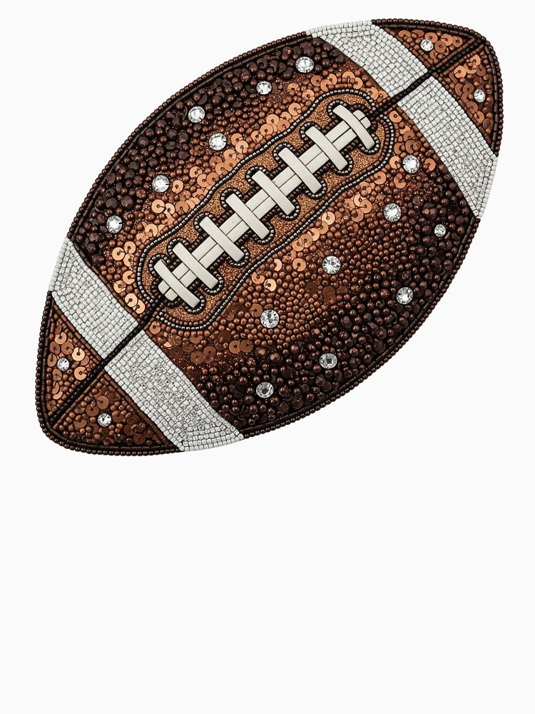 Cute Glitzy Football by DeafPigeonDesigns