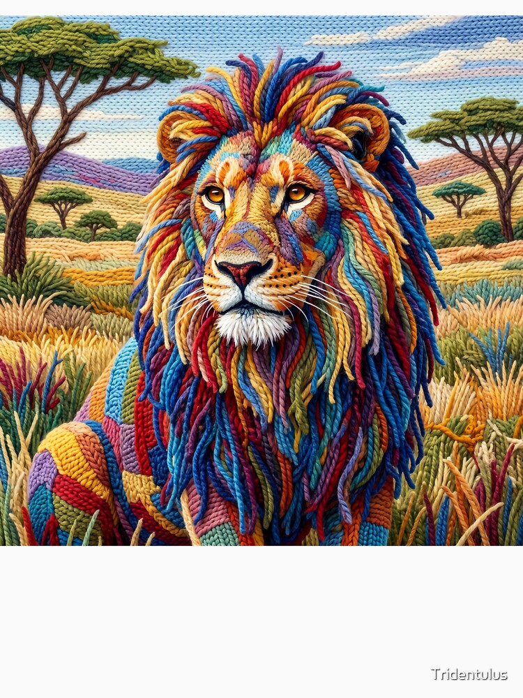 Yarn Lion on Yarn Savannah by Tridentulus