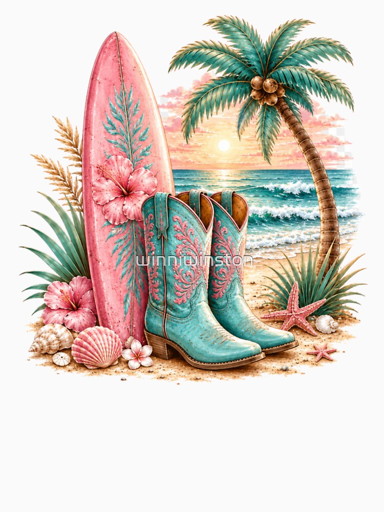 Coastal Cowgirl Beach Boots by winniwinston
