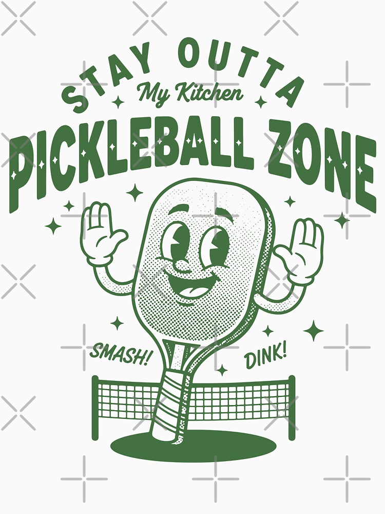 Pickleball Stay Outta My Kitchen Zone Funny Player by LuminOrb