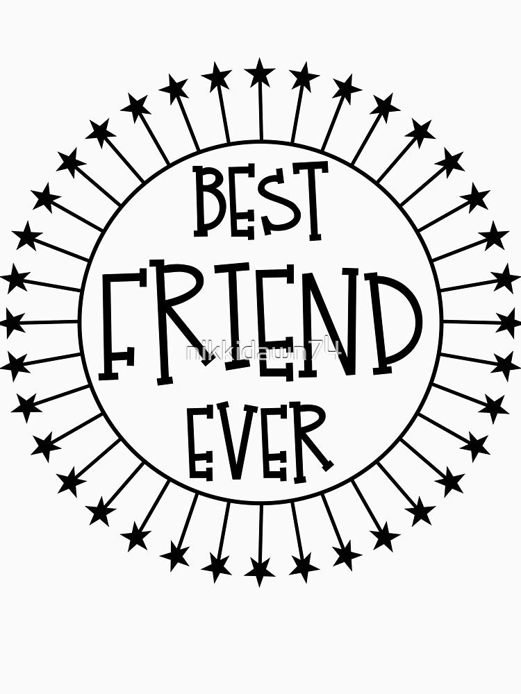Best Friend Ever Buddy BFF Birthday Gift Idea graphic by nikkidawn74