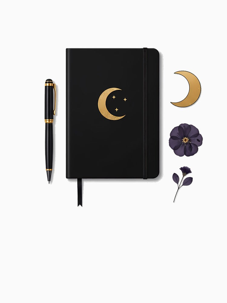 Poetcore Moon Journal Gift by IllumeInk