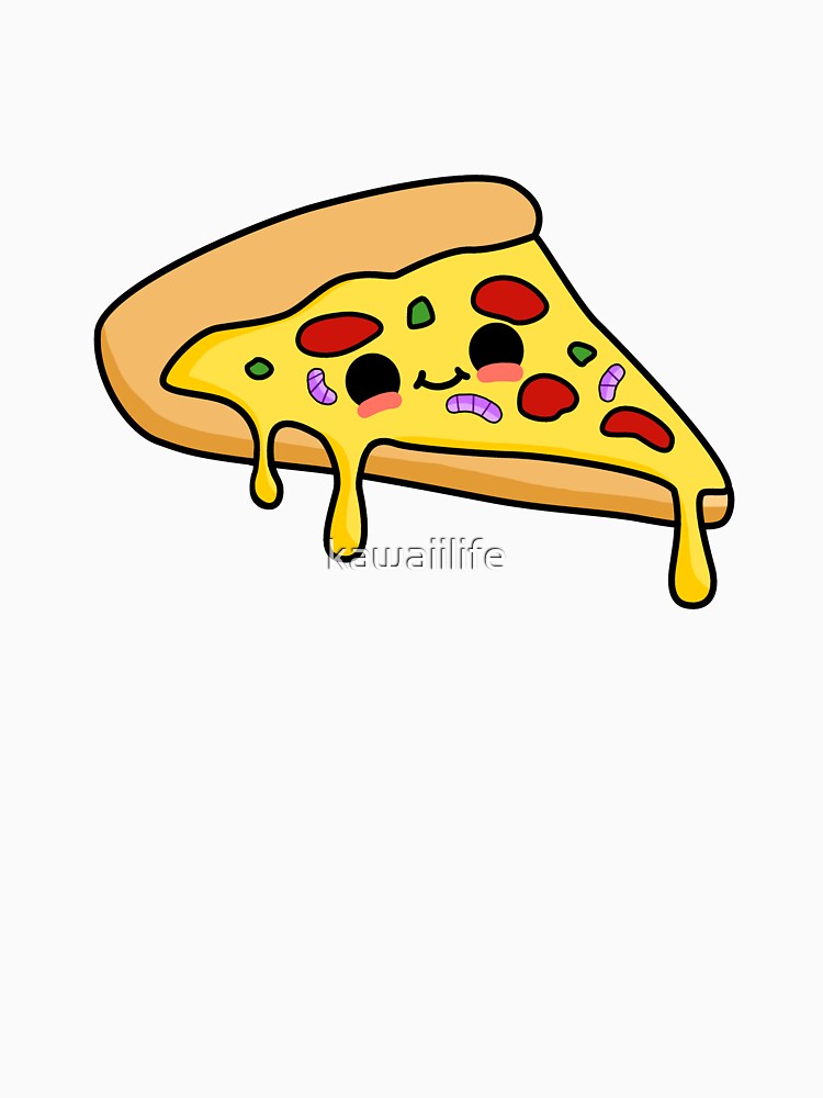 Kawaii Pizza Slice by kawaiilife