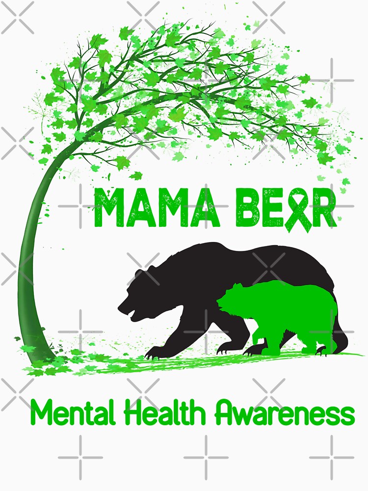 Mama Bear Mental Health Awareness by Mnrshirley