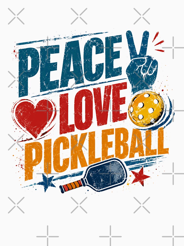Peace Love Pickleball Player Fan Lover by JonesFlora2025
