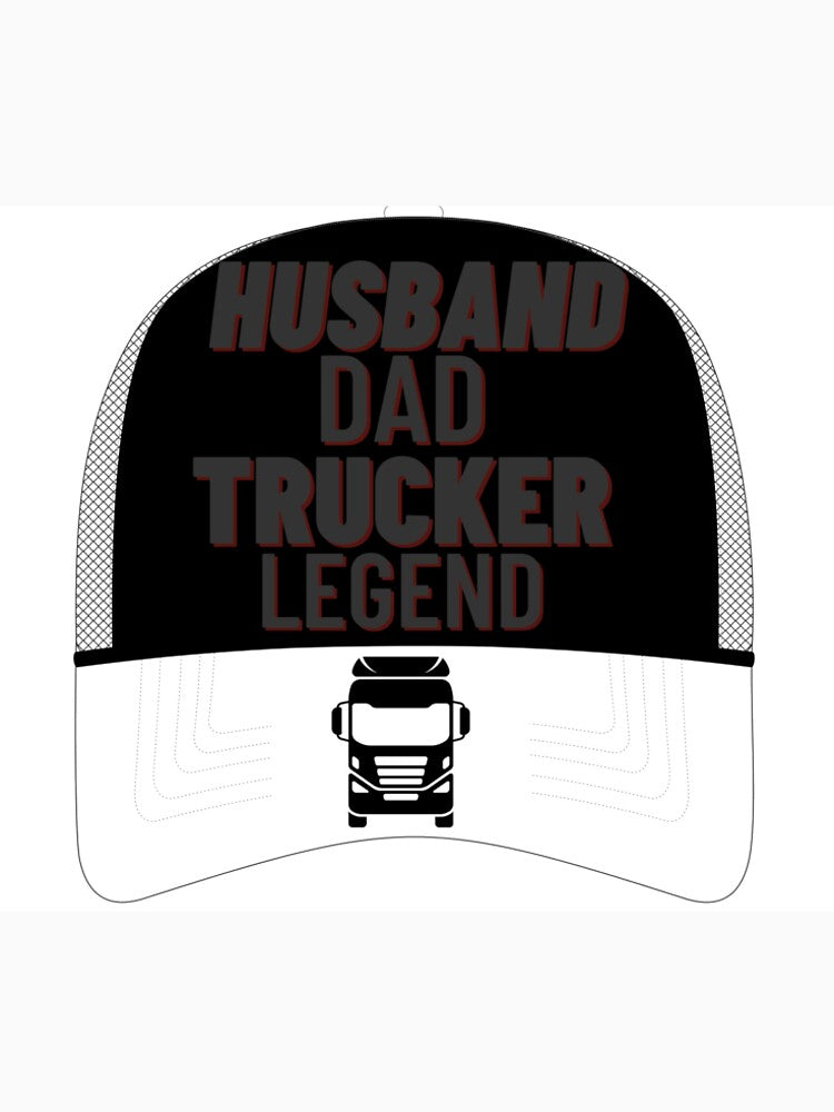 husband dad trucker legend Classic T-Shirt-desing hat by Casashort