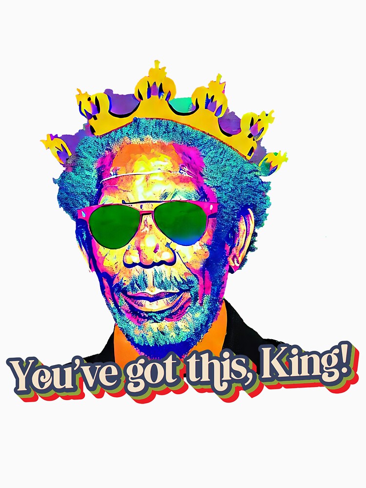 Morgan Freeman supports you, King. by EasyElegance