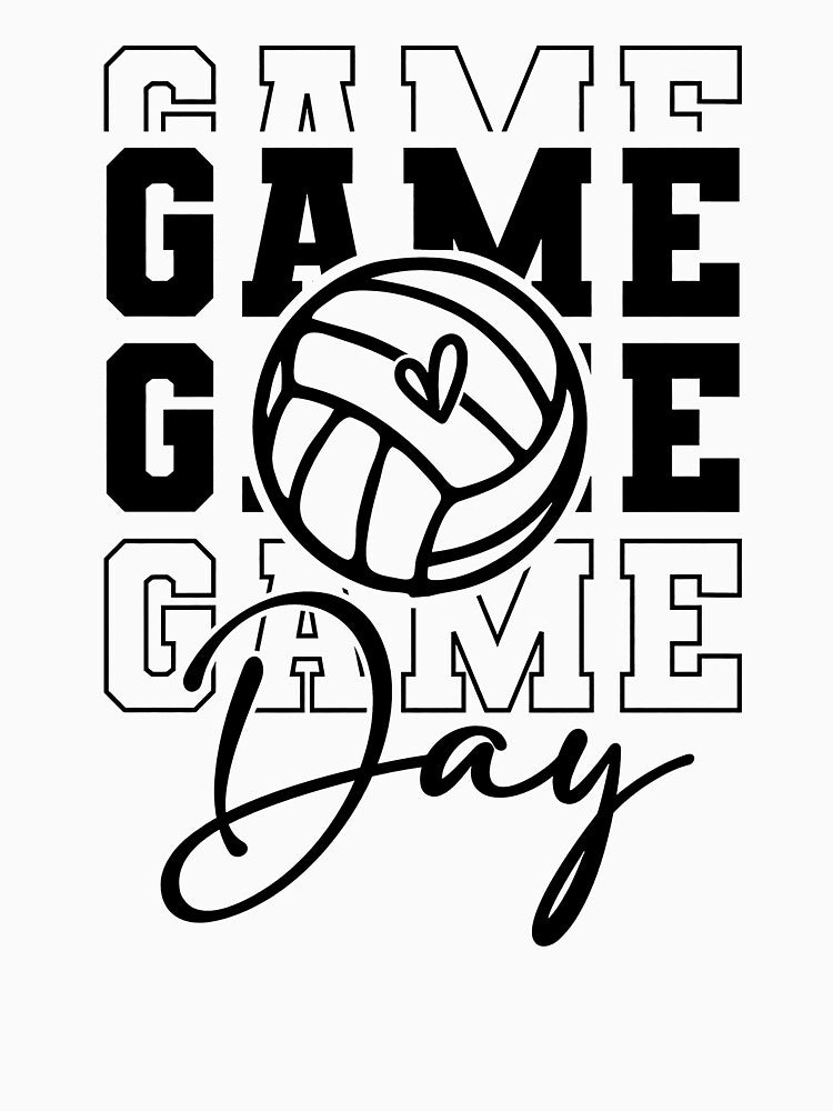 Game Day Shirt, Game Day Shirt Women, Volleyball Mom Shirt, Volleyball Shirts For Women, Volleyball Graphic Tee, Volleyball Game Day Shirt by LauryRun