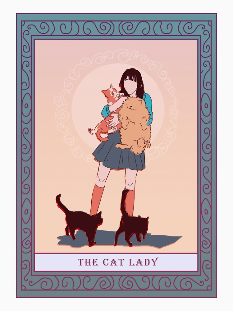 Modern Tarot - The Cat Lady by ajcha