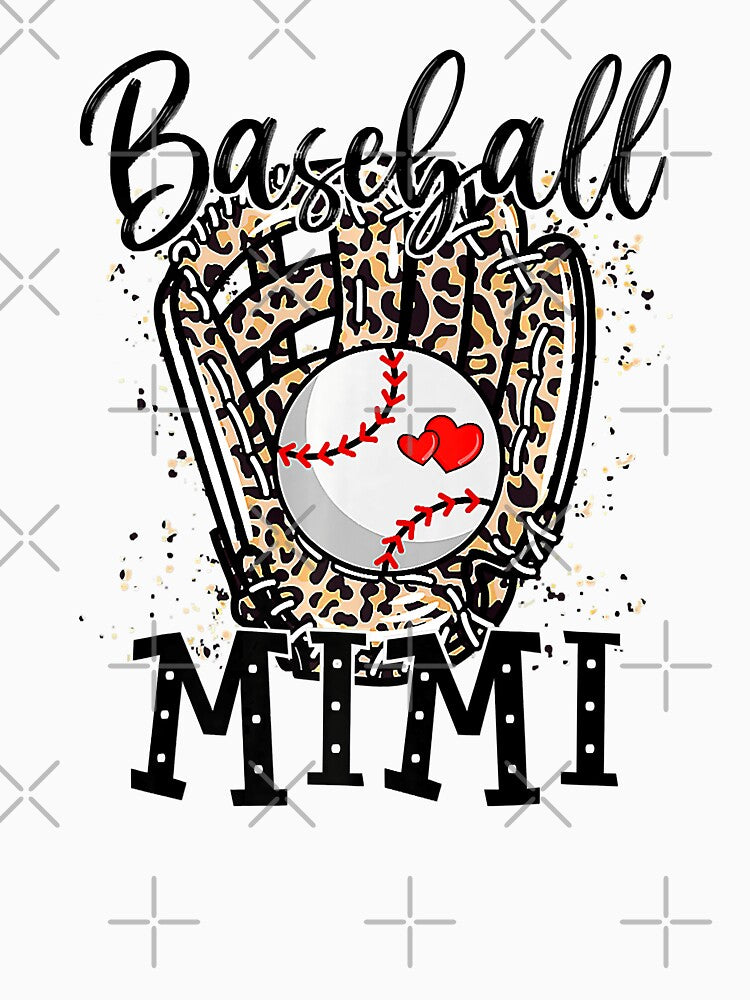 Baseball Mimi Leopard Game Day Baseball Lover Mothers Day by MichelSorour