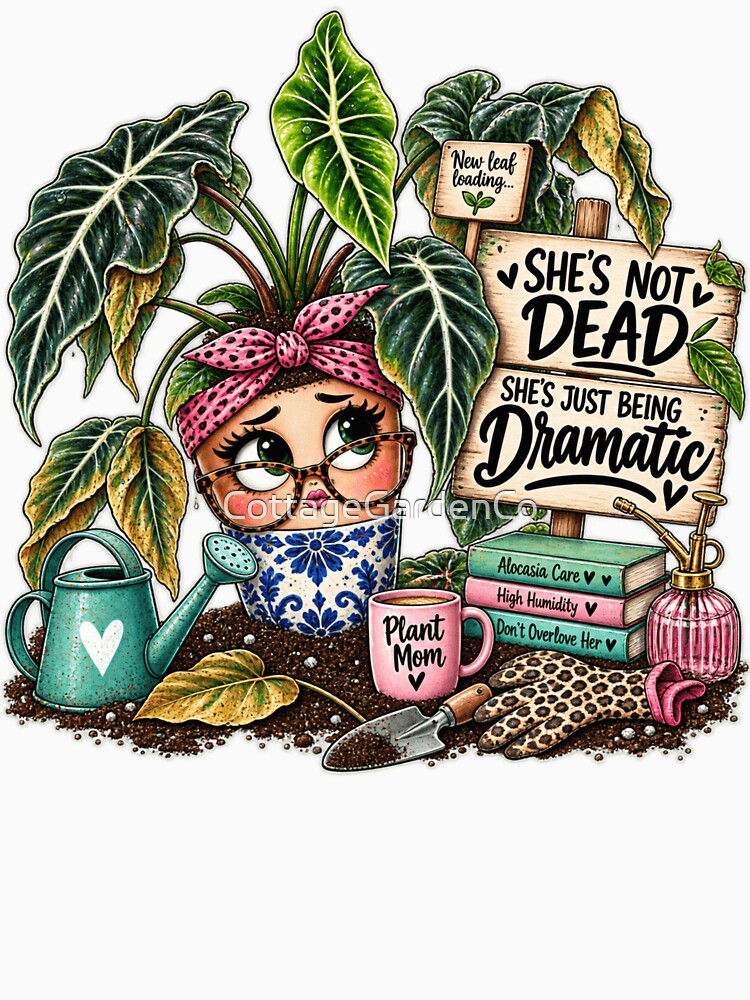 She’s Not Dead She’s Just Being Dramatic Alocasia by CottageGardenCo