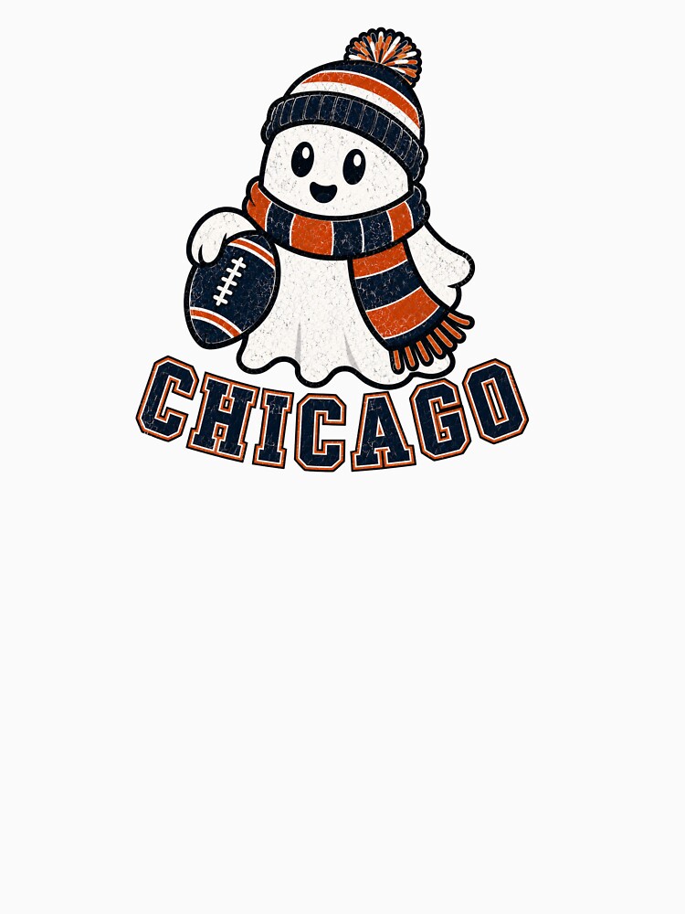 Chicago Football Ghost Halloween by SwiftCollective
