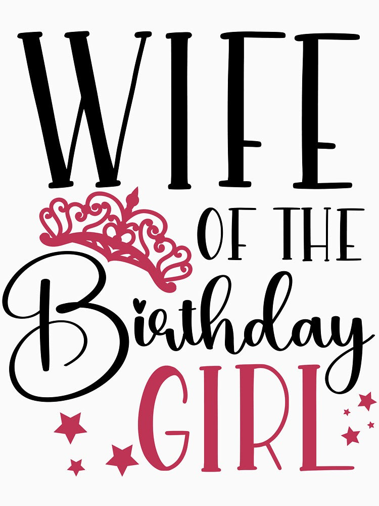 Family Matching Birthday Squad Wife of the Birthday Girl Birthday Squad Party Favors by mysticblvd