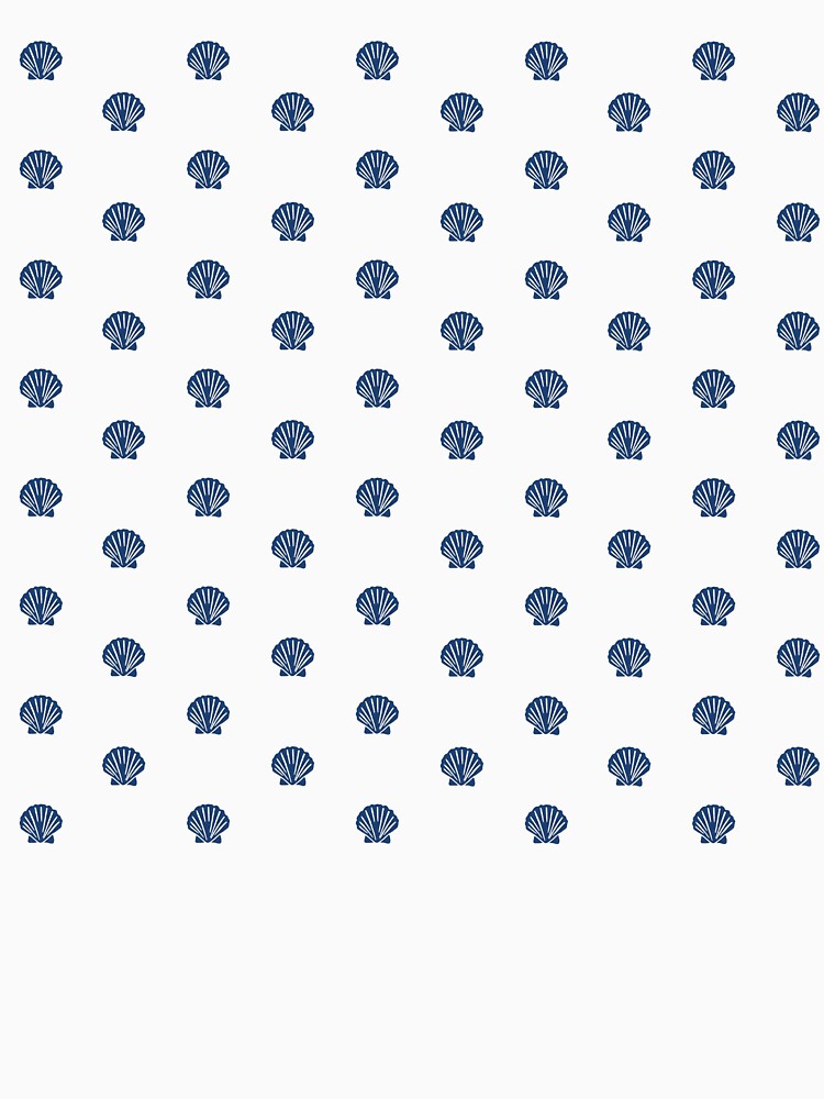 Minimal Seashell Pattern Coastal Neutral Aesthetic by Islabonita.
