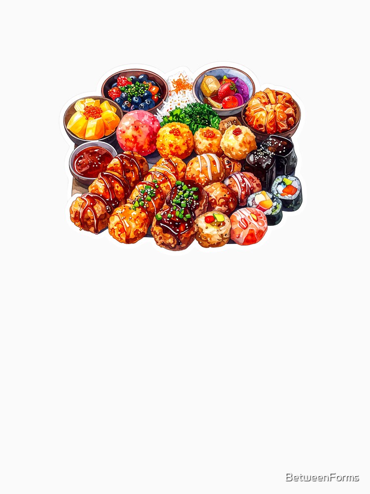 Japanese Festival Street Food Illustration by BetweenForms