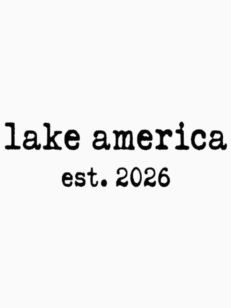 Lake America Patriotic Outdoor Summer Art | Vintage Usa Boating & Cabin Lake Life | Limited Edition by HMshopful