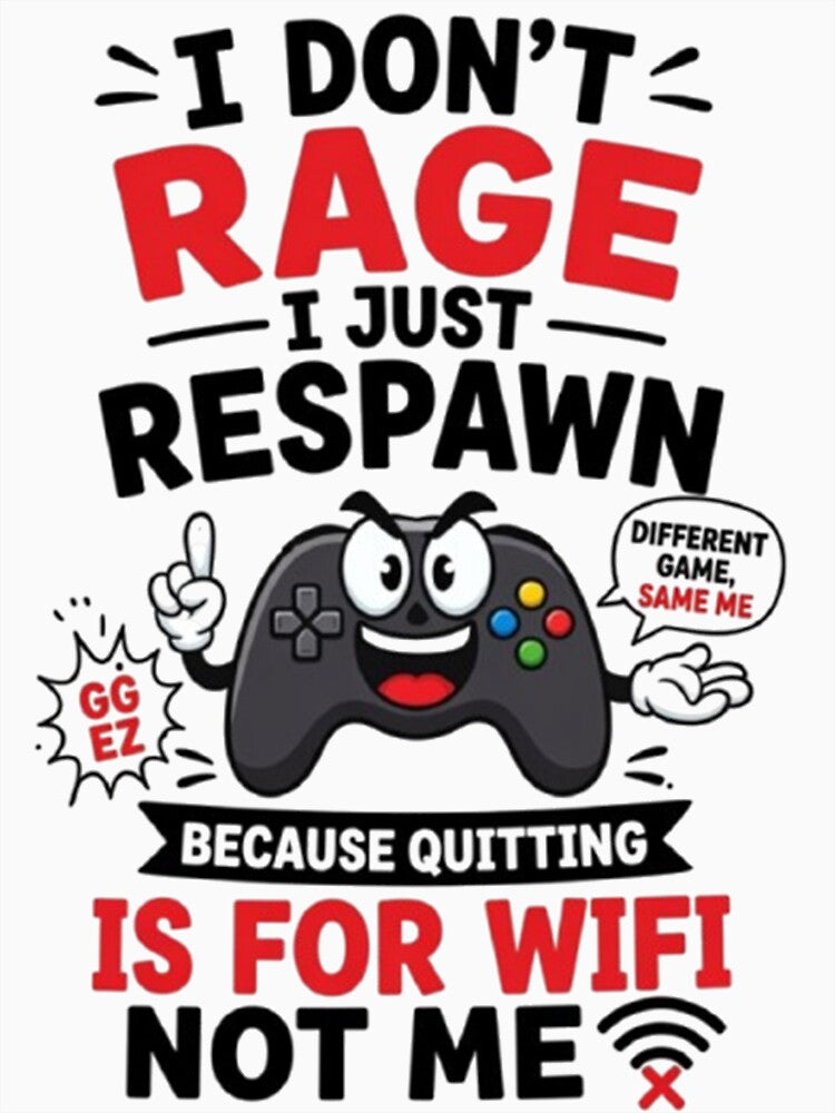 Funny Gamer Graphic Design by StreetWave01