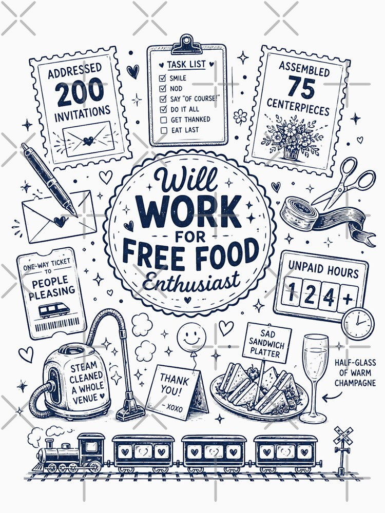 Will work for free food enthusiast by Peerless-Prime