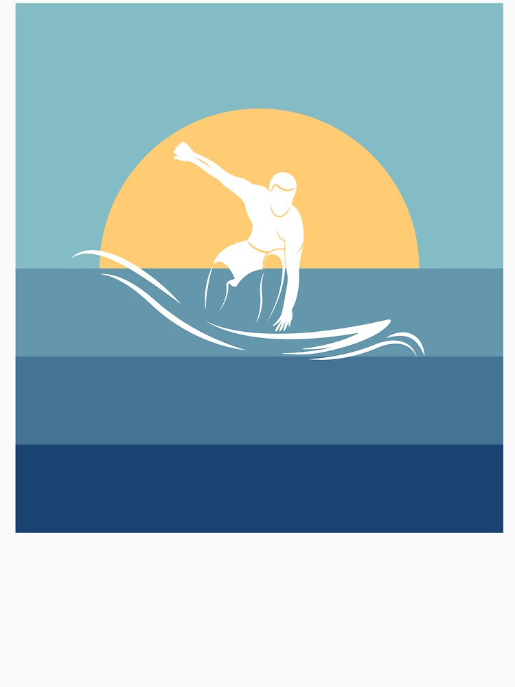 Surfing design art , summer gift by DevDn