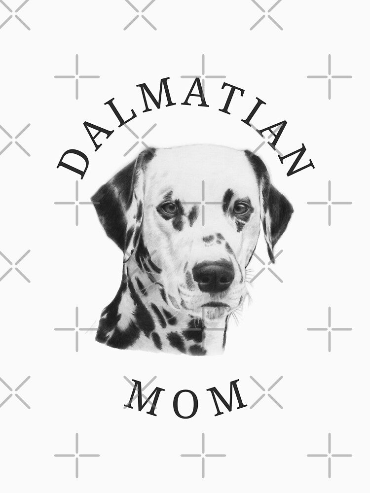 'Dalmatian Mom' Very Realistic Hand drawn Dalmatian Dog Illustration by deepakrode7