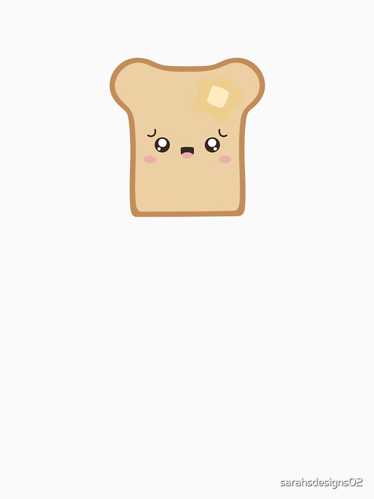 kawaii toast with melting butter by sarahsdesigns02