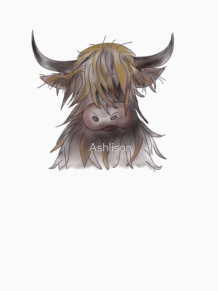 Highland Cow by Ashlison