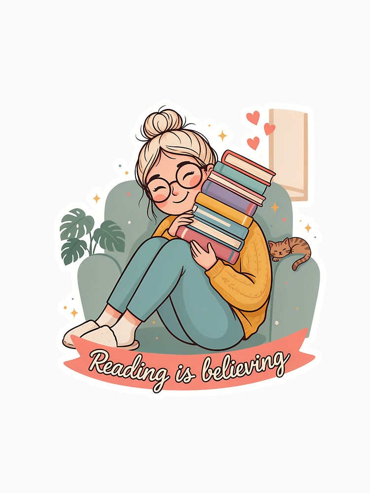 Reading is Believing Book Lover by NiftyWrx