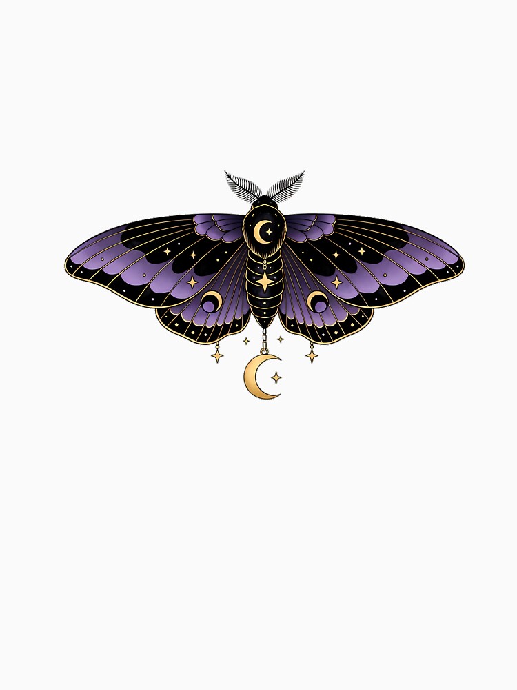 Celestial Moth Moon Charm Gift by IllumeInk