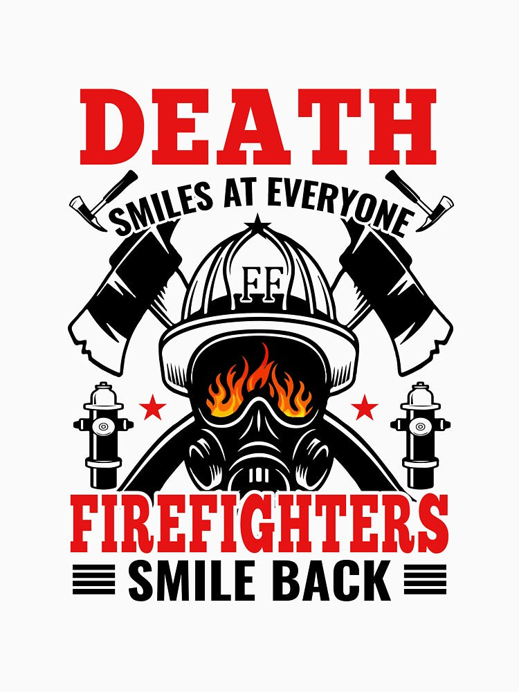 Death Smiles At Everyone Firefighters Smile Back by verdecuddly