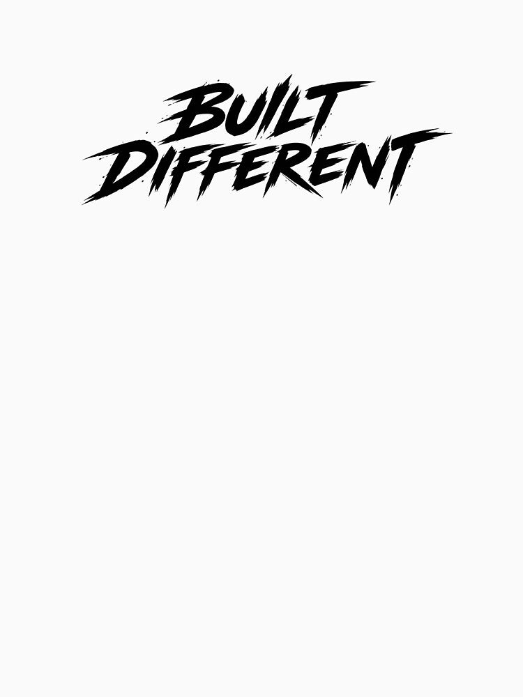 BUILT DIFFERENT | GYM WEAR by Grind era