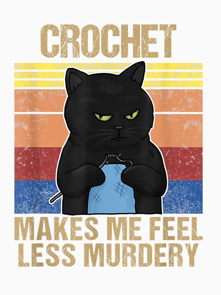 Crochet Because Murder Is Wrong by Cute Shark