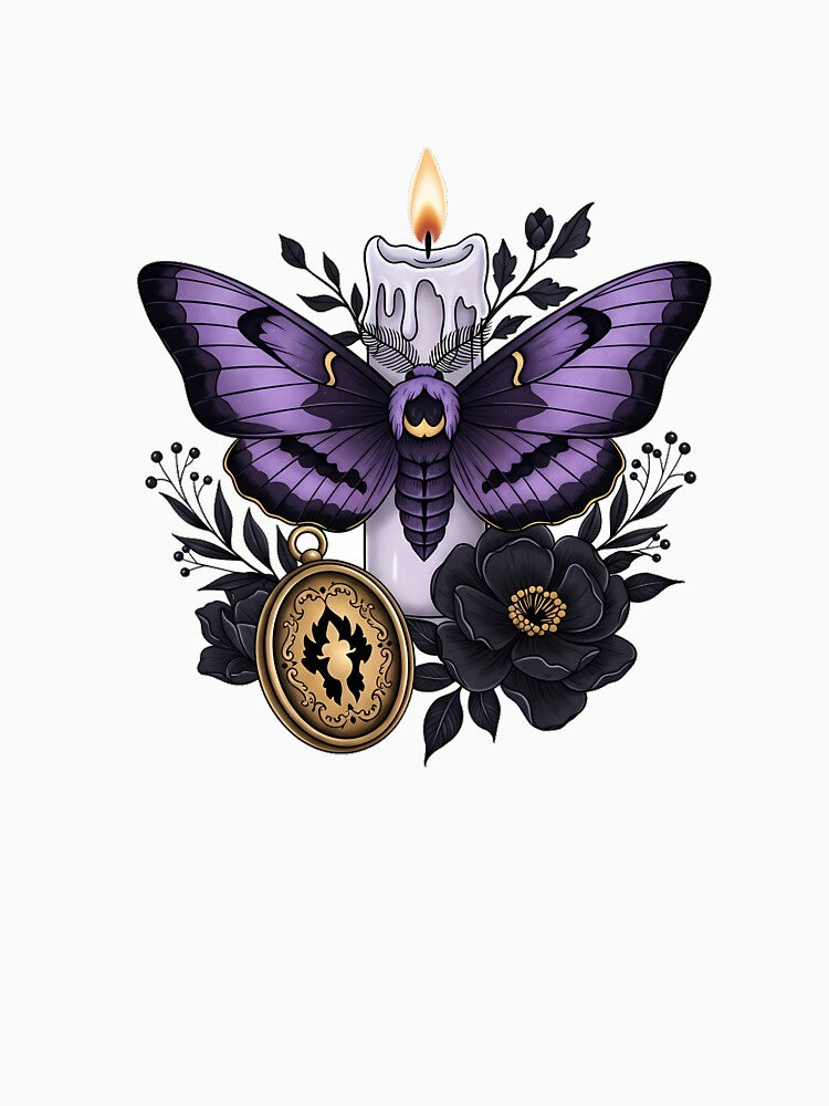 Moth Candle Locket Gift by IllumeInk