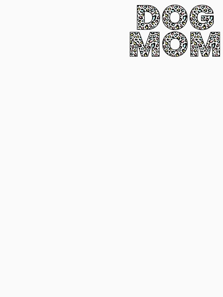 Dog Mom Neon Animal Print by LucaBearDesigns