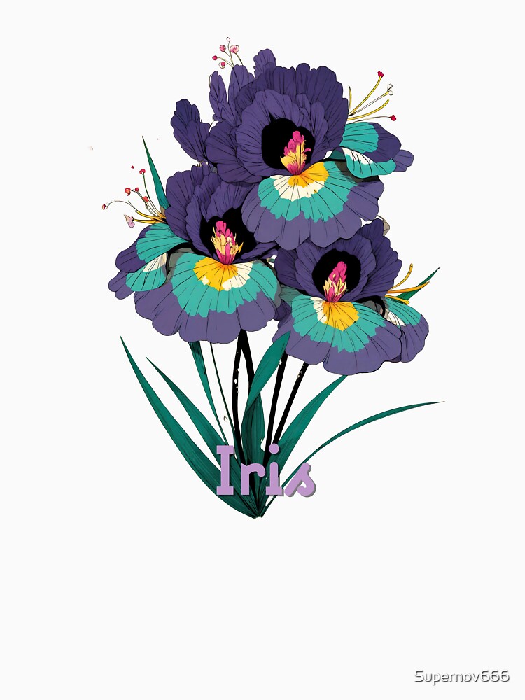 Iris Elegance in Bloom by ForeverPrintsOK